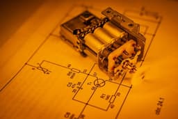 an electrical device laying on top of a blueprint — Photo Lukas Hron / Unsplash