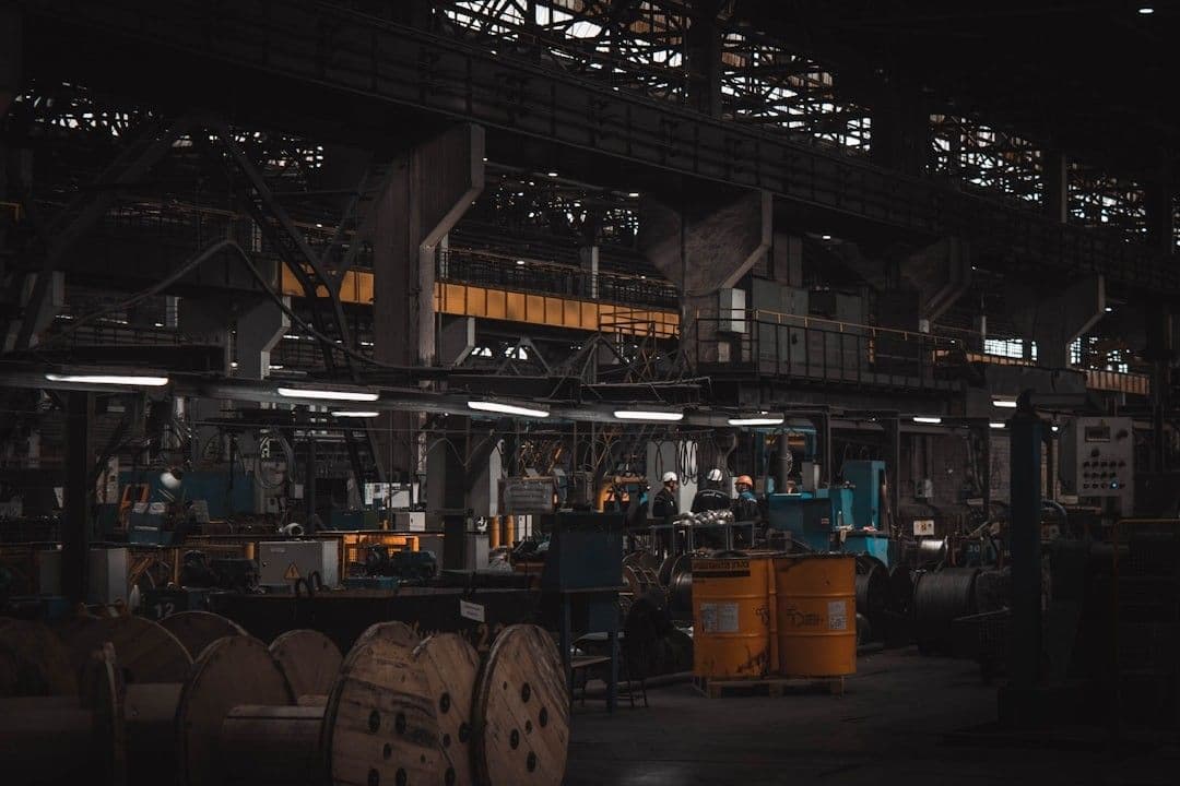 A factory filled with lots of machines and machinery — Photo Shavr IK / Unsplash