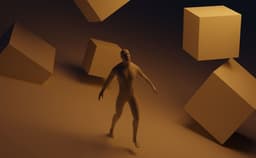 a man standing in front of a group of cubes — Photo Dan / Unsplash