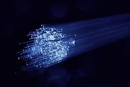 A bundle of optical fibers — Photo Denny Müller / Unsplash