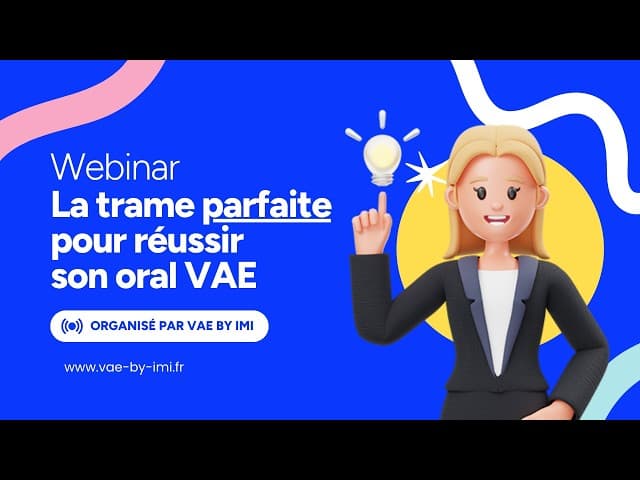 La trame parfaite pour réussir sa soutenance VAE